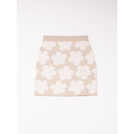 Women Hana Dots Skirt - Beige