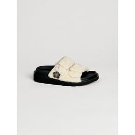 Women Kenzo Matto Mules - Ecru
