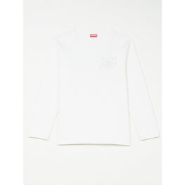 Women Constellation Long Sleeves Tee - Off White