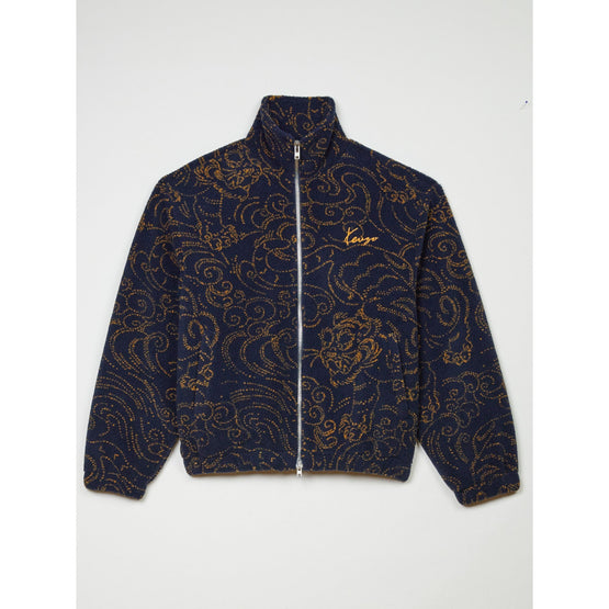 Men Kenzo Star Tiger Jacket - Blue Black
