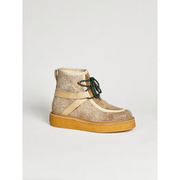 Men Kenzo Yuki Pony Boots - Beige