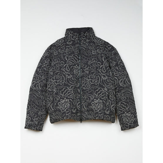 Men Kenzo Star Tiger Down Jacket - Black