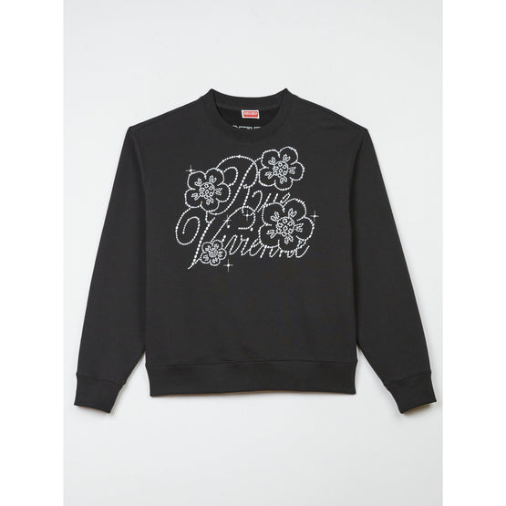 Men Constellation Emb Classic Swea - Black
