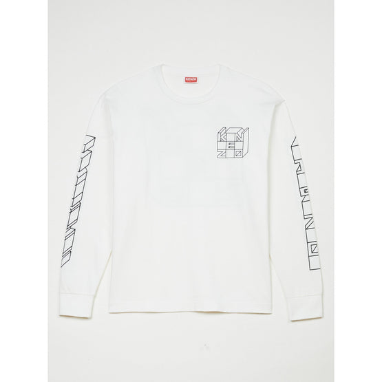 Men Kube Classic Ls T-Shirt Gots - Off White
