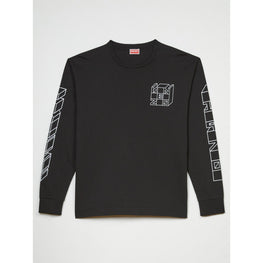 Men Kube Classic Ls T-Shirt Gots - Black