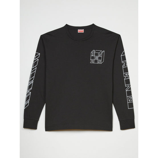 Men Kube Classic Ls T-Shirt Gots - Black