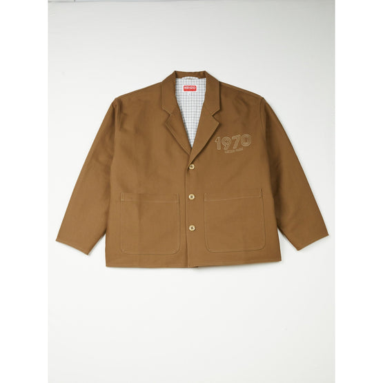 Men Kenzo Archive 70S Workwear Jkt - Tabac