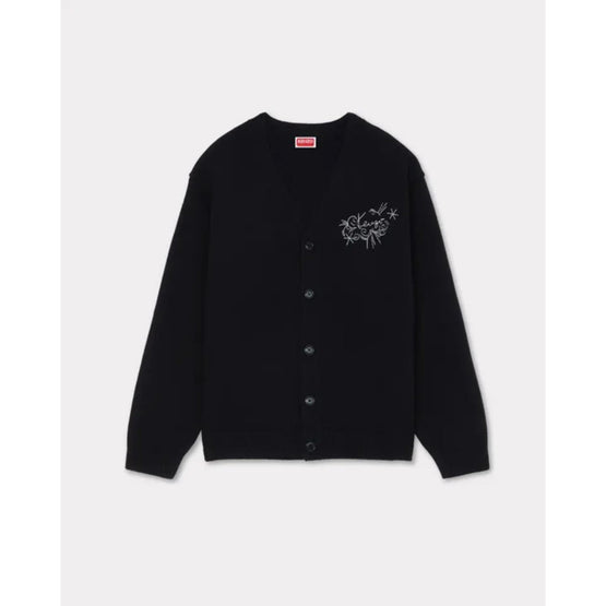Men Rws Kenzo Star Tiger Cardigan - Black