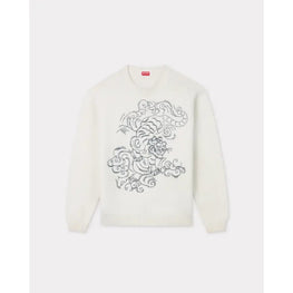 Men Rws Kenzo Star Tiger Jumper - Off White