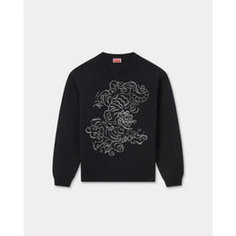 Men Rws Kenzo Star Tiger Jumper - Black