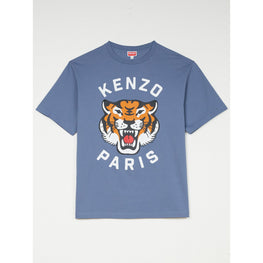Men Kenzo Lucky Tiger Oversize T-S - Blue