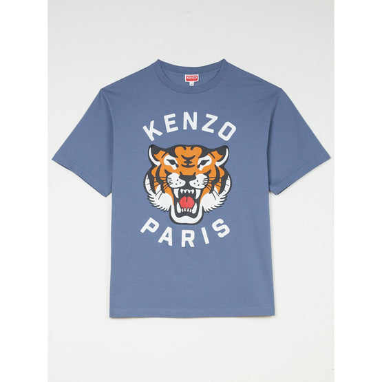 Men Kenzo Lucky Tiger Oversize T-S - Blue