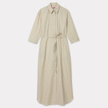 Women Kenzo Weave Long Shirt Dress - Beige