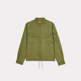 Men Pocket Overshirt - Pale Khaki