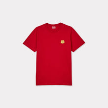 Men Gots Boke Flower Embroidered S - Cherry
