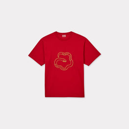 Men Gots Year Of The Snake Embroid - Cherry