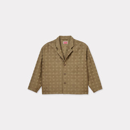 Men Kenzo Weave Workwear Jacket - Tan