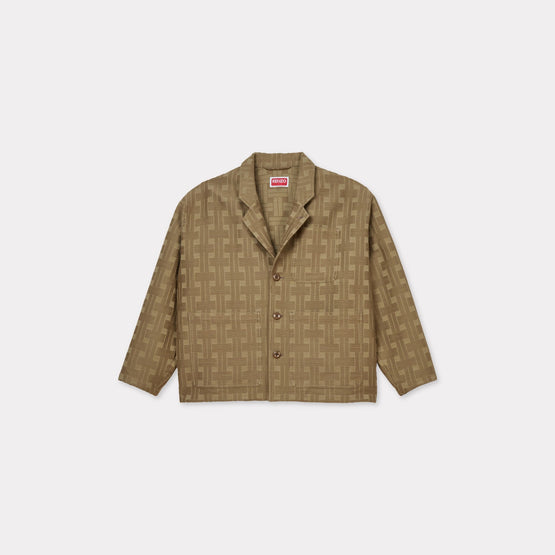 Men Kenzo Weave Workwear Jacket - Tan