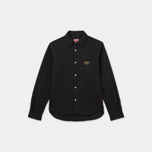 Men Year Of The Snake Quilted Padd - Black