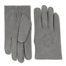 Men G0015 Gloves Suede Grey - Gris