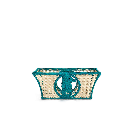 Raffia Seahorse Basket