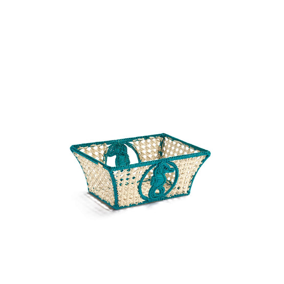 Raffia Seahorse Basket