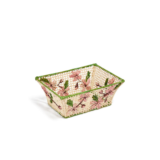 Les Cerisiers Raffia Basket