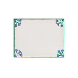 Lotus Set Of 1 Placemat And 1 Napkin