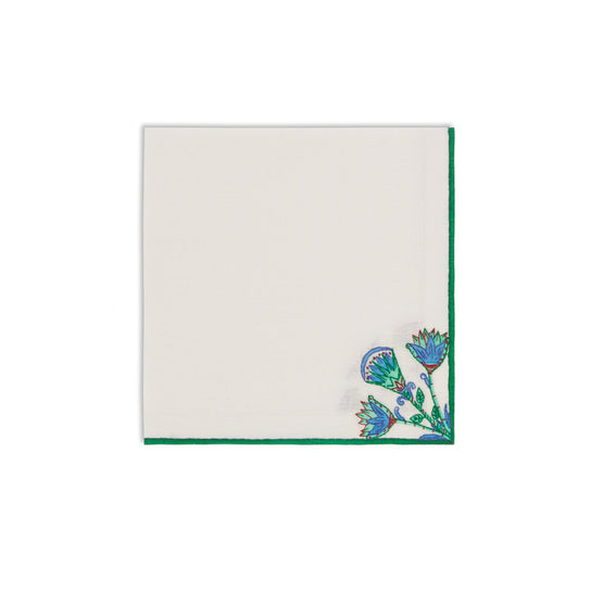 Lotus Set Of 1 Placemat And 1 Napkin
