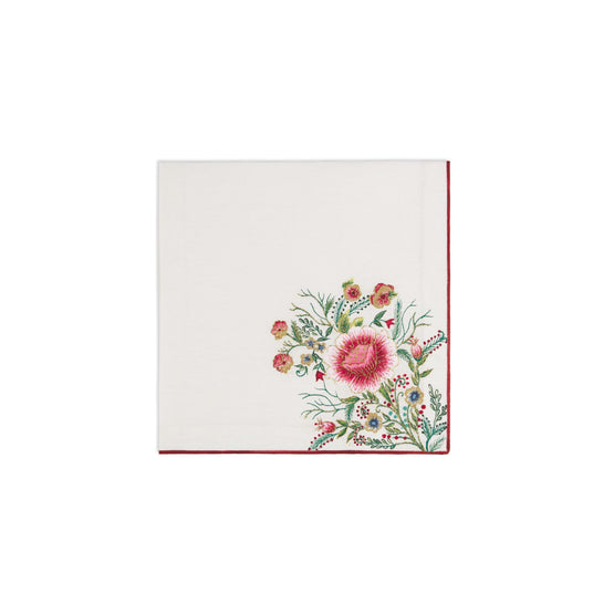 Placemat And Napkin Roses D'Hiver