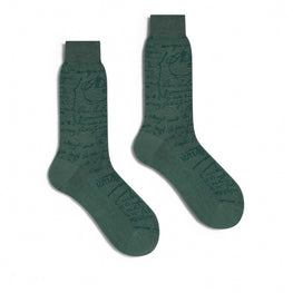 Men K0029 Cogy H01 Socks - Petrol Green.
