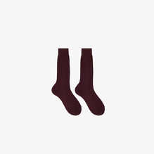 Men K0030 Cotton 510 Socks_Mid - Burgundy