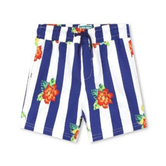 Kids Short De Bain (100% Polyester) - Electric Blue