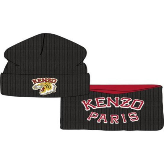 Kids Bonnet+Snood - Black