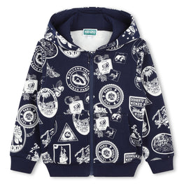 Kids Cardigan Jogging - Ink