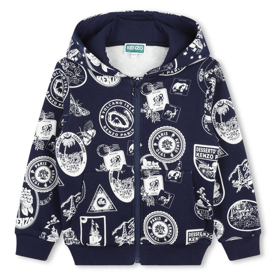 Kids Cardigan Jogging - Ink