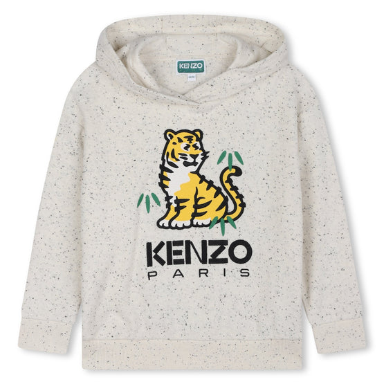 Kids Sweat A Capuche - Ecru