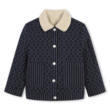 Kids Manteau Reversible - Blue Black