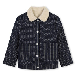 Kids Manteau Reversible - Blue Black