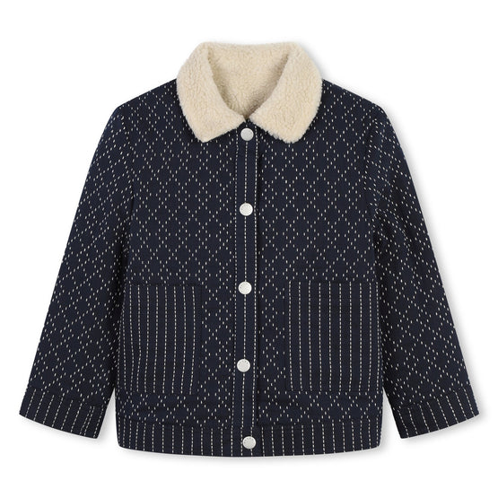 Kids Manteau Reversible - Blue Black