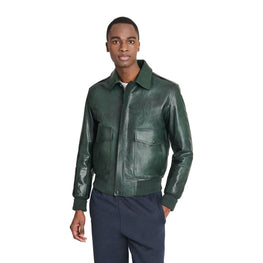 Men R25Lbl135 Kakj H30 Leather - Deep Green
