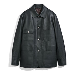 Men R25Lfl21 Kakn H30 Leather - Deep Green