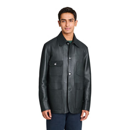 Men R25Lfl21 Kakn H30 Leather - Deep Green