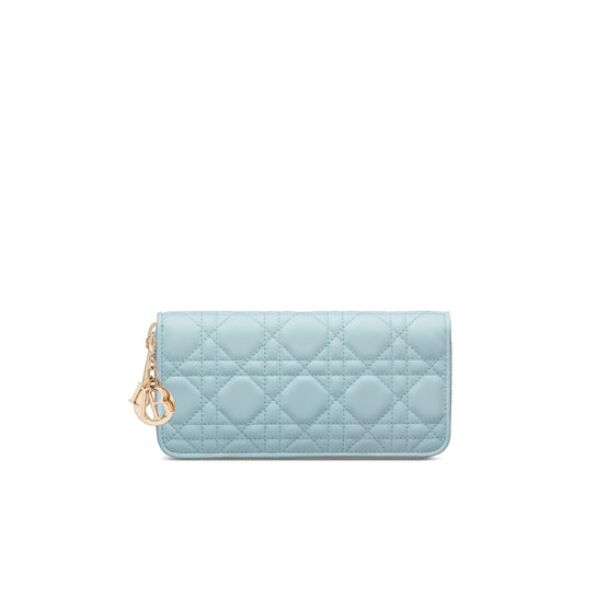 Women's Lady Dior Long Wallet Lambskin