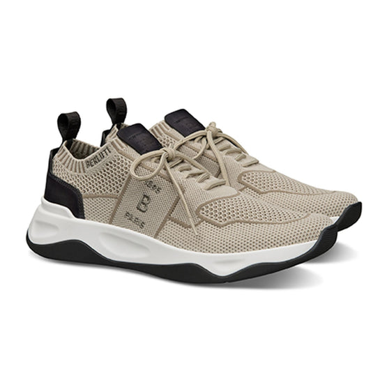 Men S4918 Knit Sand + Vn Nero Gr - Sand