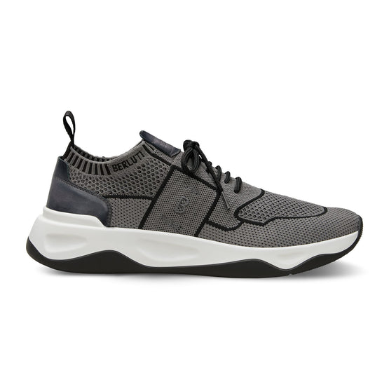 Men S4918 Knit + Vn Grey - Grey