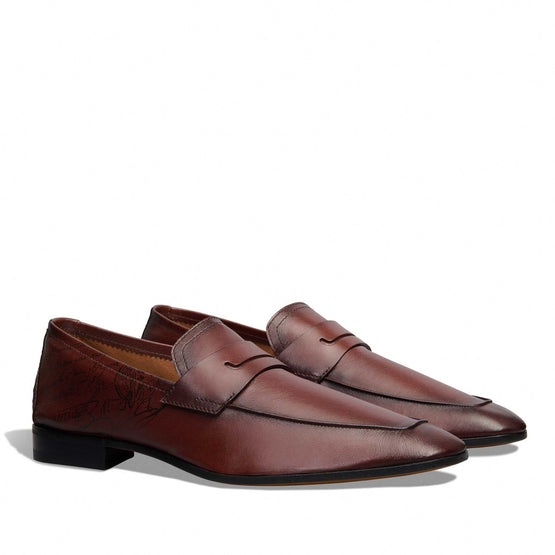 Men S4924 Kangaroo Scritto Mattone - Mattone
