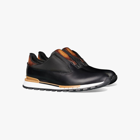 Men S4970 Glazed Calf Black - Black