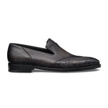 Men S5392 Vn Scritto Nero Grigio Fit G - Nero Grigio