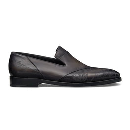 Men S5392 Vn Scritto Nero Grigio Fit G - Nero Grigio